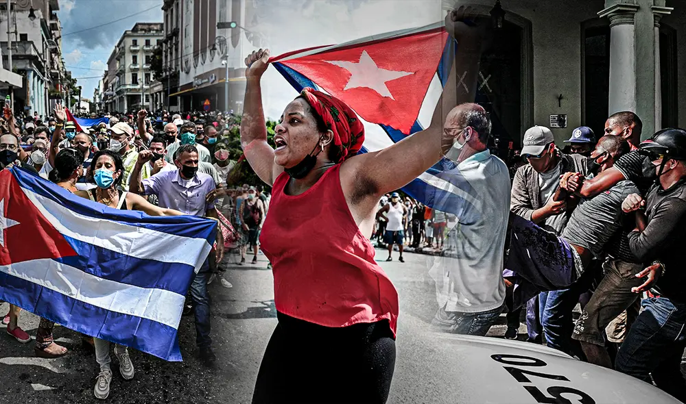 Dentro de Cuba, el Gobierno ha tomado medidas para evitar conmemoración de protestas. Foto: composición de Jazmín Ceras/La República/AFP