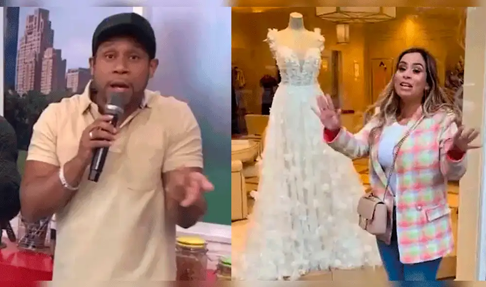 Edson Dávila le recuerda a Ethel Pozo que pidió un préstamo al banco. Foto: composición Instagram/Ethel Pozo/América TV