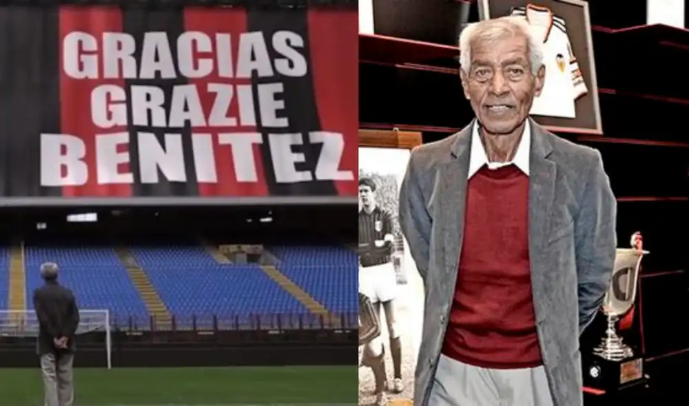 Reconocido. Benítez fue el futbolista que alcanzó la cúspide europea portando, siempre orgulloso, la blanquirroja. Foto: composición LR/AC Milan/Twitter. Reconocido. Benítez fue el futbolista que alcanzó la cúspide europea portando, siempre orgulloso, la blanquirroja. Foto: composición LR/AC Milan/Twitter.