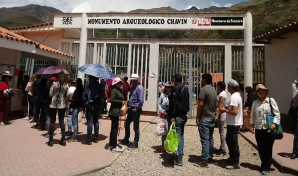 El Monumento Arqueológico de Chavín de Huántar continúa cerrado tras el deslizamiento del cerro Shállapa. Foto: Laura Urbina