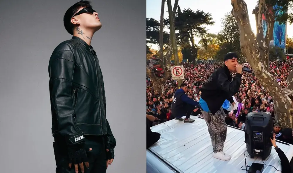 Tiago PZK es un rapero argentino de 21 años, quien tuvo un gran paso por el freestyle competitivo. Foto: composición LR/Instagram/Tiago PZK