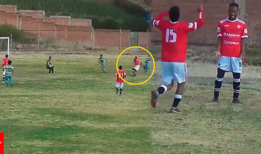 Un nuevo golazo por la Copa Perú se dio en la última fecha. Foto: composición LR/captura de Desde la Cancha Perú Un nuevo golazo por la Copa Perú se dio en la última fecha. Foto: composición LR/captura de Desde la Cancha Perú