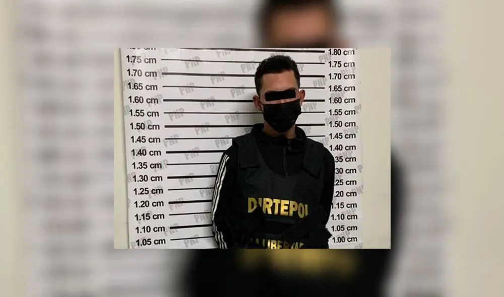 Jim Gavidia fue capturado la noche del sábado 9 de julio. Foto: PNP