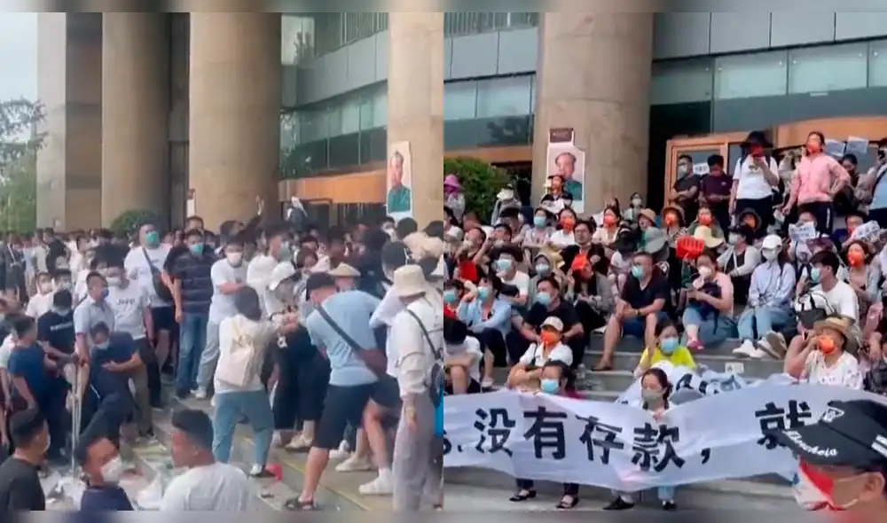 Muchos de los videos que circulaban en la web ya fueron censurados por el gobierno. Foto: Captura / @AJEnglish