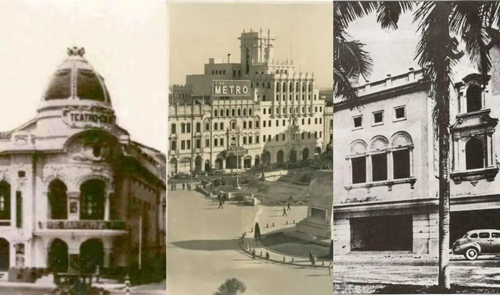 El cine colón, Metro y Francisco Pizarro, todos inoperativos. Foto: composición LR/Lima única