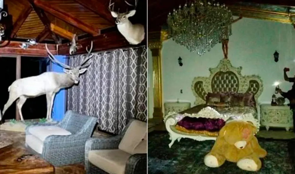 Pertenencias de la familia Michoacana decomisadas por las autoridades. Foto: El Universal