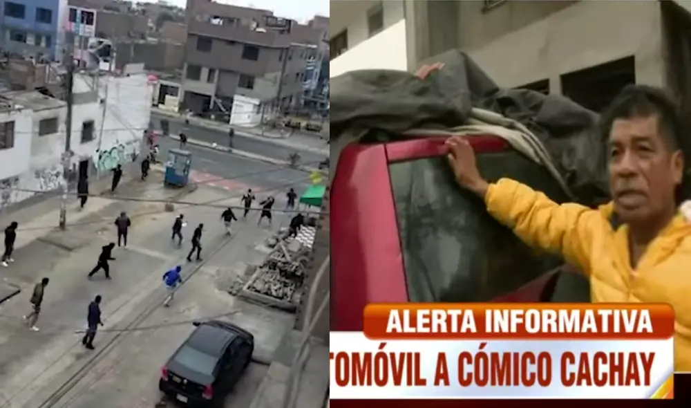 “Yo vivo acá, alquilo mi casa y esto parecía una guerra", dijo 'Cachay'. Foto: Captura de ATV