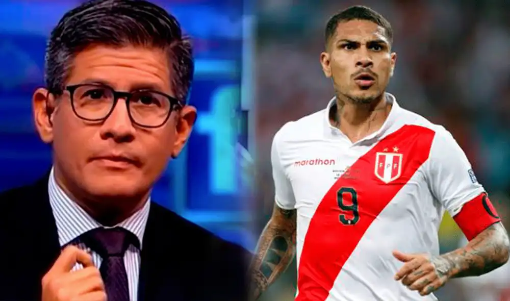 Erick Osores encaró a Paolo Guerrero desde su programa. Foto: composición captura de Fútbol en América/AFP