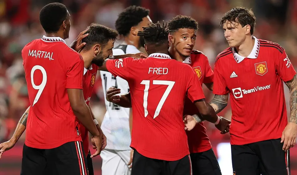 Los diablos rojos ganaron en el debut de Ten Hag en su primer partido de pretemporada. Foto: Twitter Manchester United