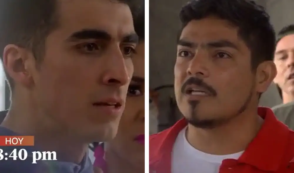 Jaimito y Joel González se enfrentarán en el siguiente capítulo de "Al fondo hay sitio". Foto: captura de América TV Jaimito y Joel González se enfrentarán en el siguiente capítulo de "Al fondo hay sitio". Foto: captura de América TV