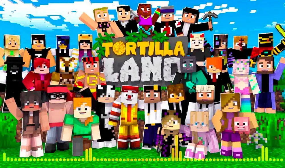TortillaLand 2 es una serie de Minecraft que contaría con más de 30 participantes. Foto: Tortilla_Land