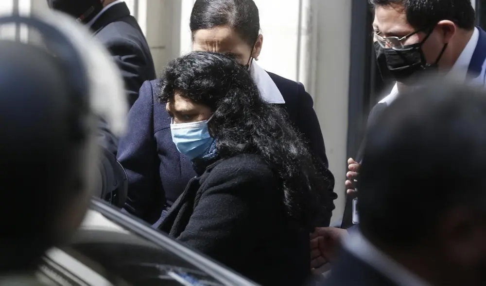 Lilia Paredes también se presentó ante la Fiscalía en el marco de la investigación contra su hermana. Foto: Marco Cotrina/La República