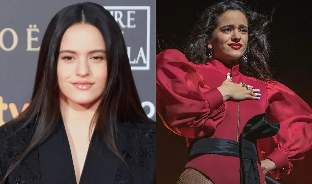 Una fanática se desmayó a la mitad de un concierto de Rosalía. La cantante suspendió el evento para asegurarse que todo estuviera bien. Foto: composición/Twitter/Gtres