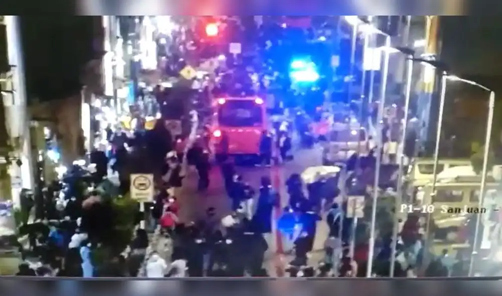 Arequipa. Sismo tomó por sorpresa a los arequipeños casi al anochecer de este martes. Foto: Captura de video de MPA Arequipa. Sismo tomó por sorpresa a los arequipeños casi al anochecer de este martes. Foto: Captura de video de MPA