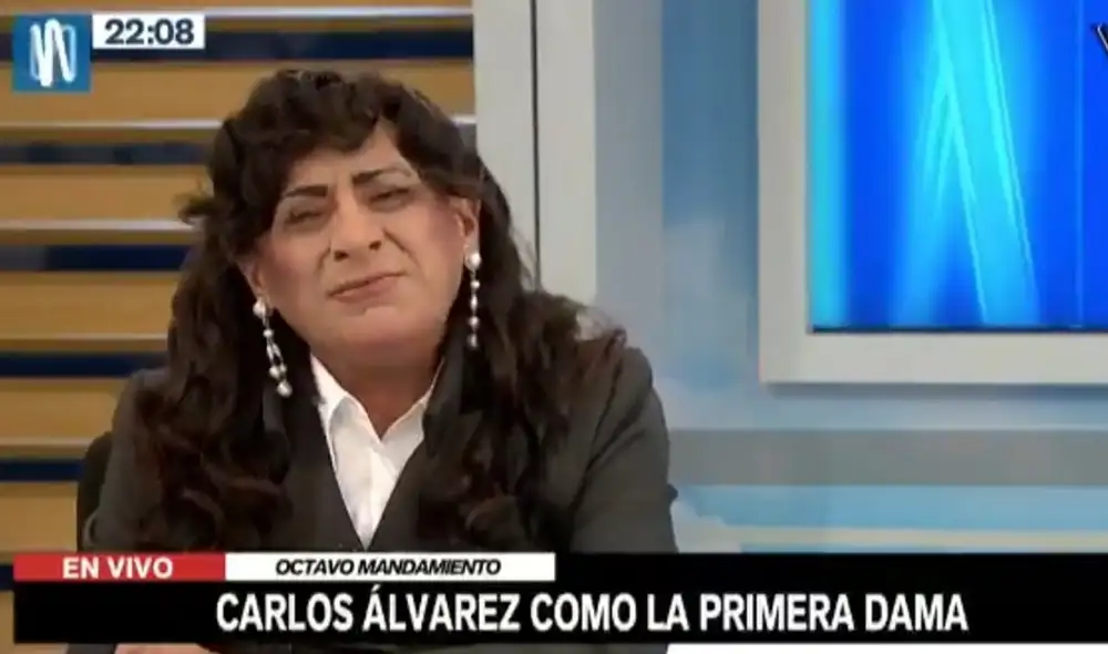 Caracterización de Carlos Álvarez en espacio televisivo fue rechazada por el MIMP. Foto: captura Canal N