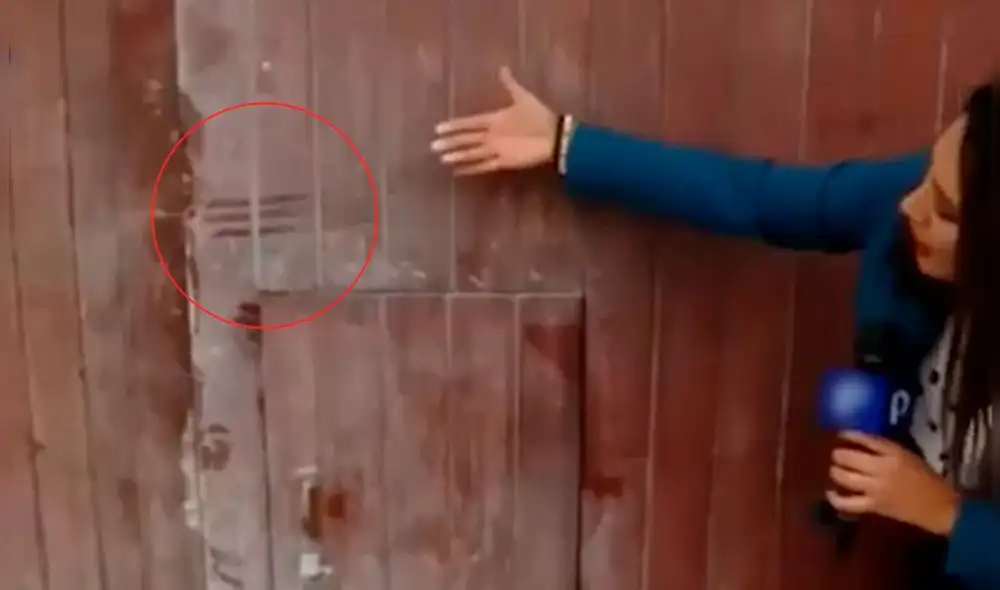 El polvo está en todos lados, hasta en la puerta de cada predio. Foto: captura Panamericana Noticias