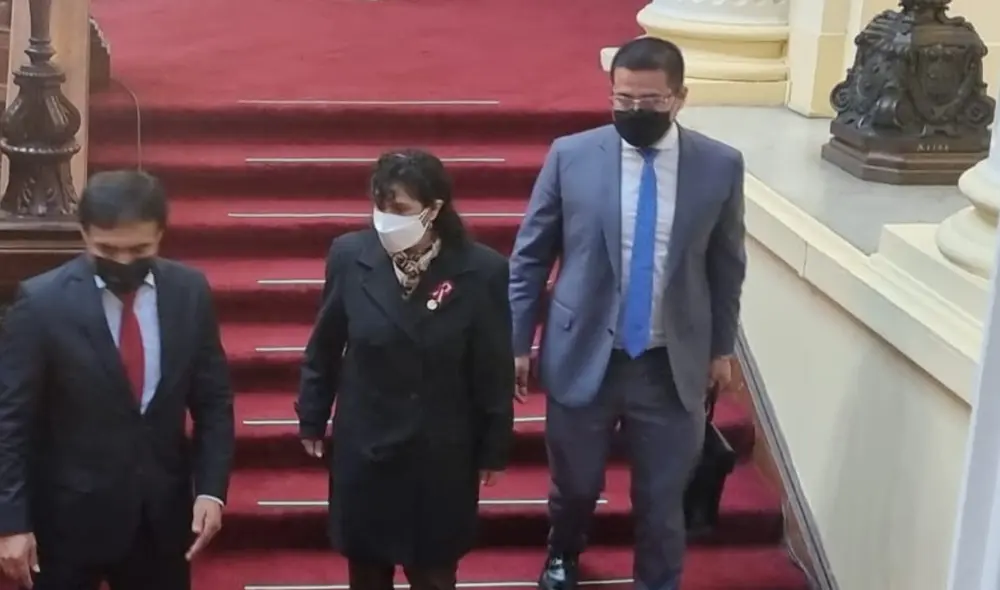 Lilia Paredes acudió a la Comisión de Fiscalización. Foto:  Jessica Merino 7 URPI