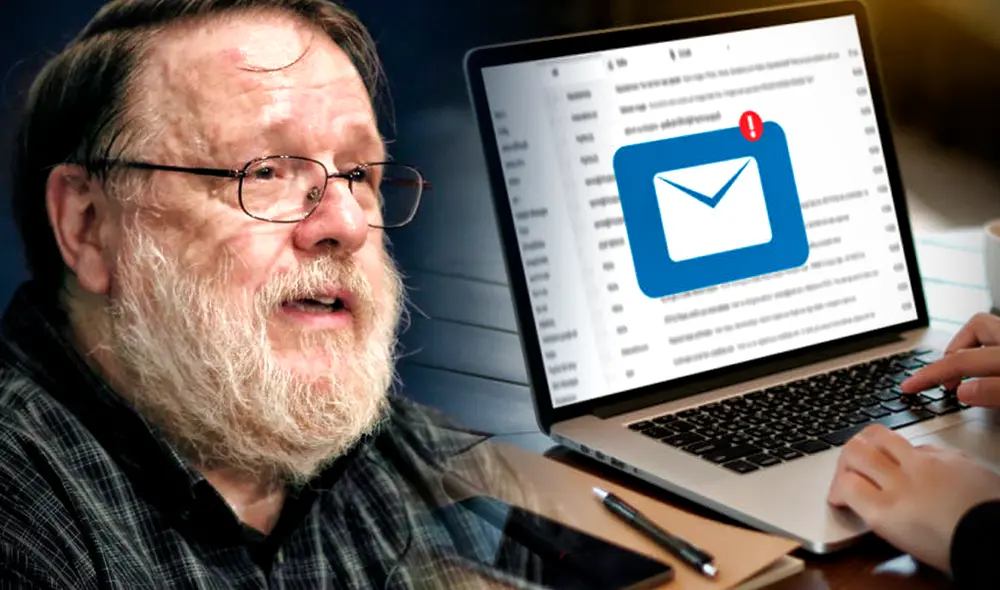 El primer correo electrónico fue enviado en 1971 por Raymond Samuel Tomlinson en ARPANET. Foto: composición de Gerson Cardoso Rafael/ La República El primer correo electrónico fue enviado en 1971 por Raymond Samuel Tomlinson en ARPANET. Foto: composición de Gerson Cardoso Rafael/ La República