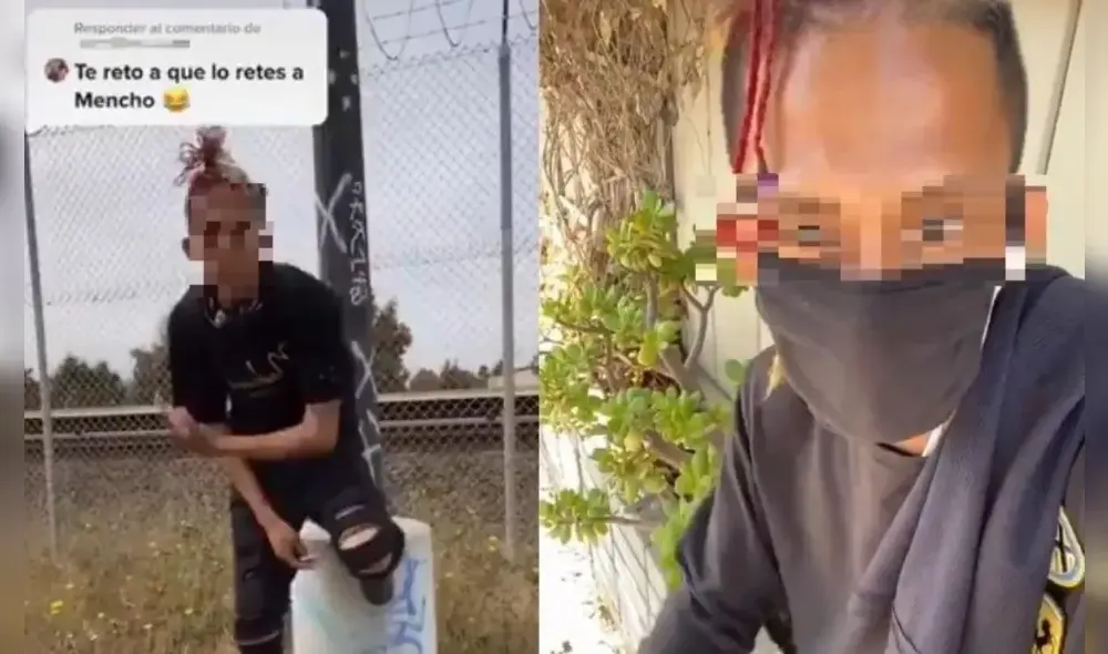 El muchacho, que parece ser un adolescente, insultó fuertemente a 'El Mencho'. Foto: composición LR/captura de video TikTok/@iluminatti6 El muchacho, que parece ser un adolescente, insultó fuertemente a 'El Mencho'. Foto: composición LR/captura de video TikTok/@iluminatti6