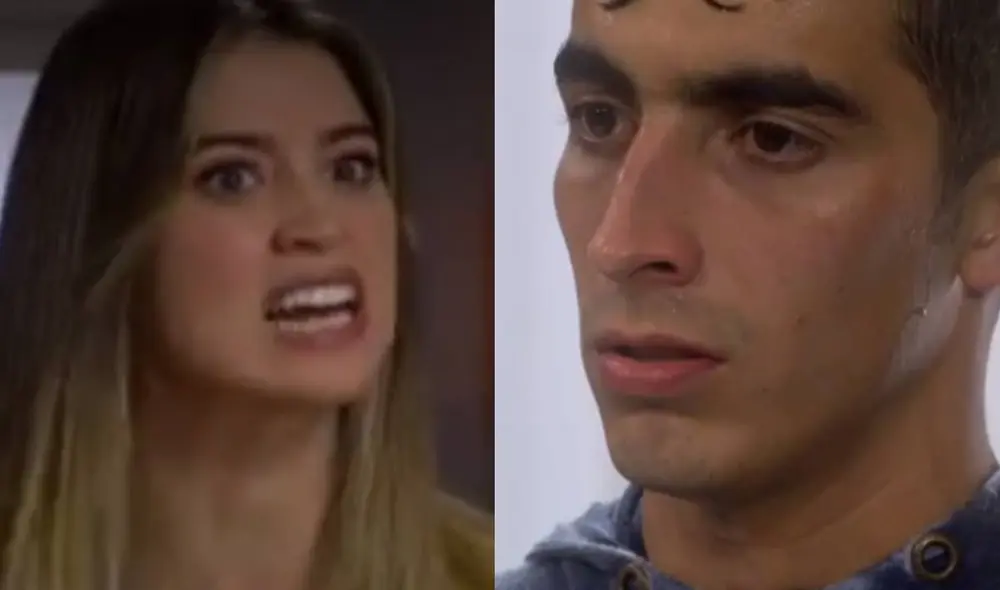 Las redes sociales explotaron con la dramática escena entre Jaimito y Alessia. Foto: composición LR/capturas de América TV