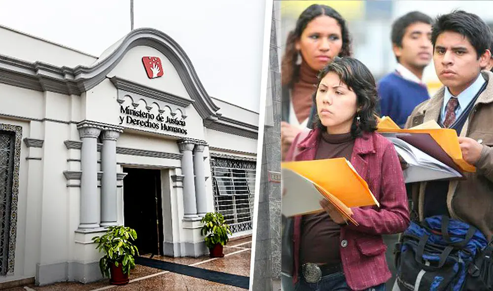 Minjus brinda oportunidades laborales a diversas carreras. Foto: composición LR/archivo