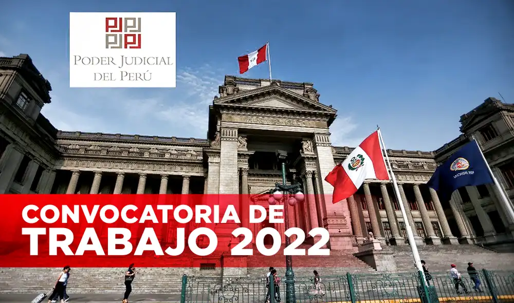 Esta oferta de trabajo está dirigida a diversos puntos del país y a personas desde secundaria completa. Foto: Poder Judicial