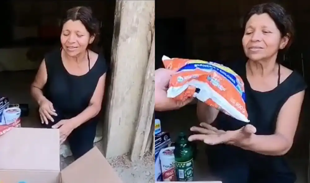 Un grupo de jóvenes intentó ayudar a una señora y esta fue su reacción. Foto: composición LR / arianaviverosoficial / TikTok Un grupo de jóvenes intentó ayudar a una señora y esta fue su reacción. Foto: composición LR / arianaviverosoficial / TikTok