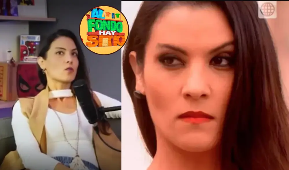 Úrsula Boza brindó detalles sobre lo que fue interpretar a la 'Mirada de tiburón' en "Al fondo hay sitio". Foto: composición LR / captura de YouTube / captura de América TV