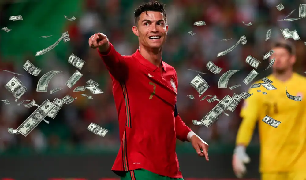 Cristiano Ronaldo se convertiría en el jugador mejor pagado de aceptar la oferta. Foto: composición LR/EFE