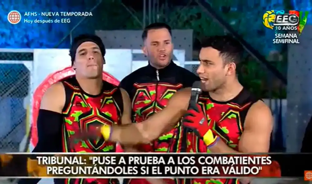 Said Palao discute con Patricio Parodi en “EEG”. Foto: captura de América Televisión Said Palao discute con Patricio Parodi en “EEG”. Foto: captura de América Televisión