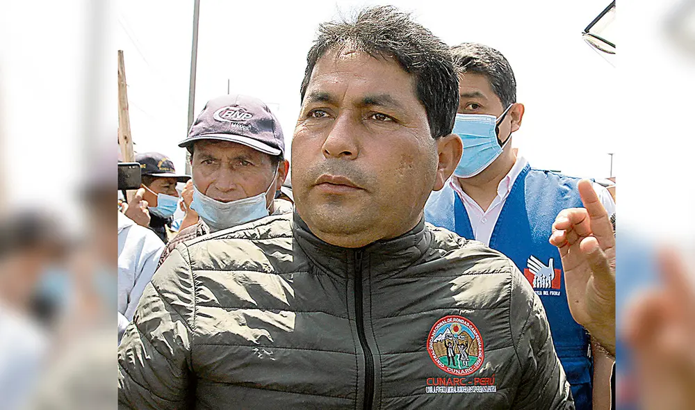 Mensaje. Pablo Haro, presidente de las rondas de la región La Libertad, condena la violencia. Foto: Jaime Mendoza/La República