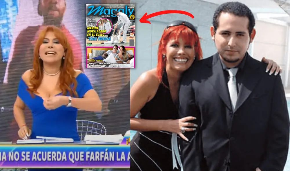 Magaly Medina ayudó a su hijo a hacer carrera dentro de su revista Magaly TV. Foto: composición de LR/difusión/captura de ATV Magaly Medina ayudó a su hijo a hacer carrera dentro de su revista Magaly TV. Foto: composición de LR/difusión/captura de ATV