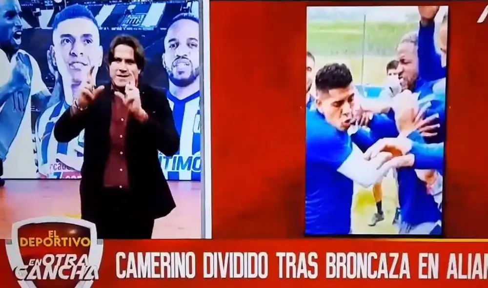 El comunicador usó una foto editada en su programa deportivo. Foto: captura de "El deportivo"