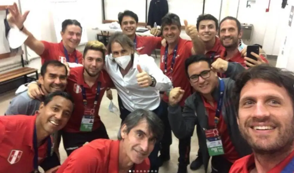 Cedric Oropesa compartió momentos de trabajo con Ricardo Gareca en la selección peruana. Foto: Instagram