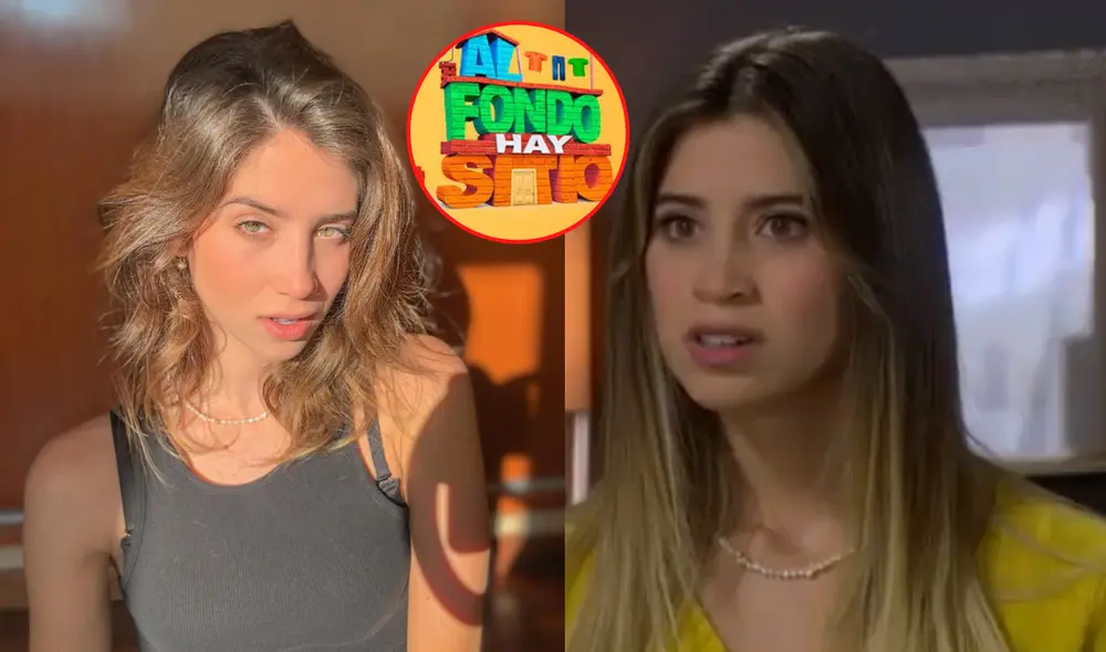 Karime Scander interpreta  a Alessia en "Al fondo hay sitio" Foto: Captura de América TV/ Instagram @karimescander