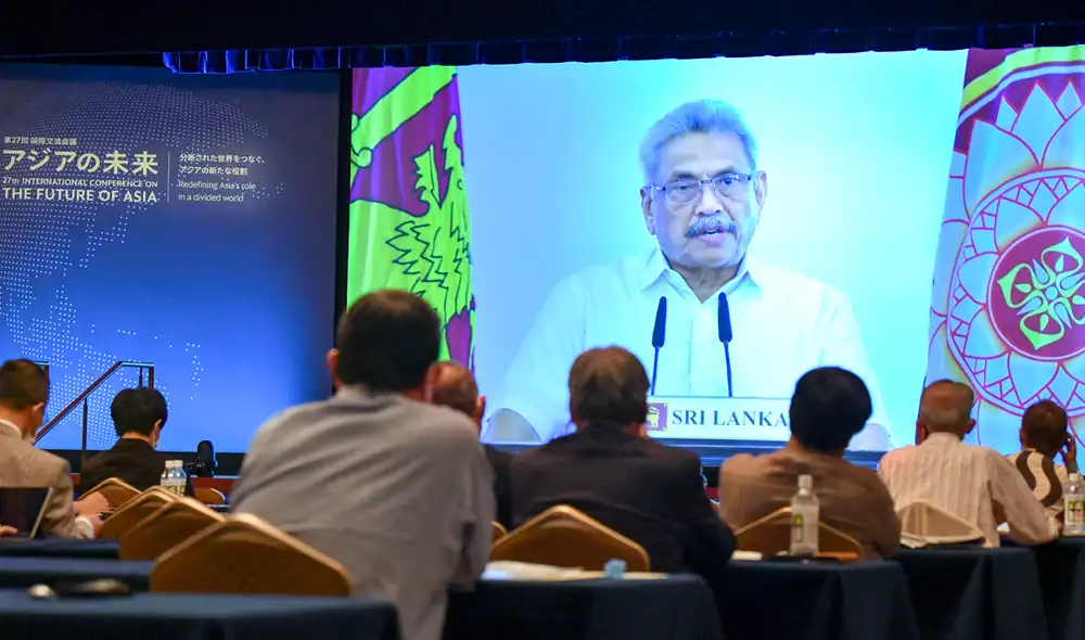 Gotabaya Rajapaksa, de 73 años, se había dado de plazo para dimitir del cargo hasta el miércoles. Foto: AFP Gotabaya Rajapaksa, de 73 años, se había dado de plazo para dimitir del cargo hasta el miércoles. Foto: AFP