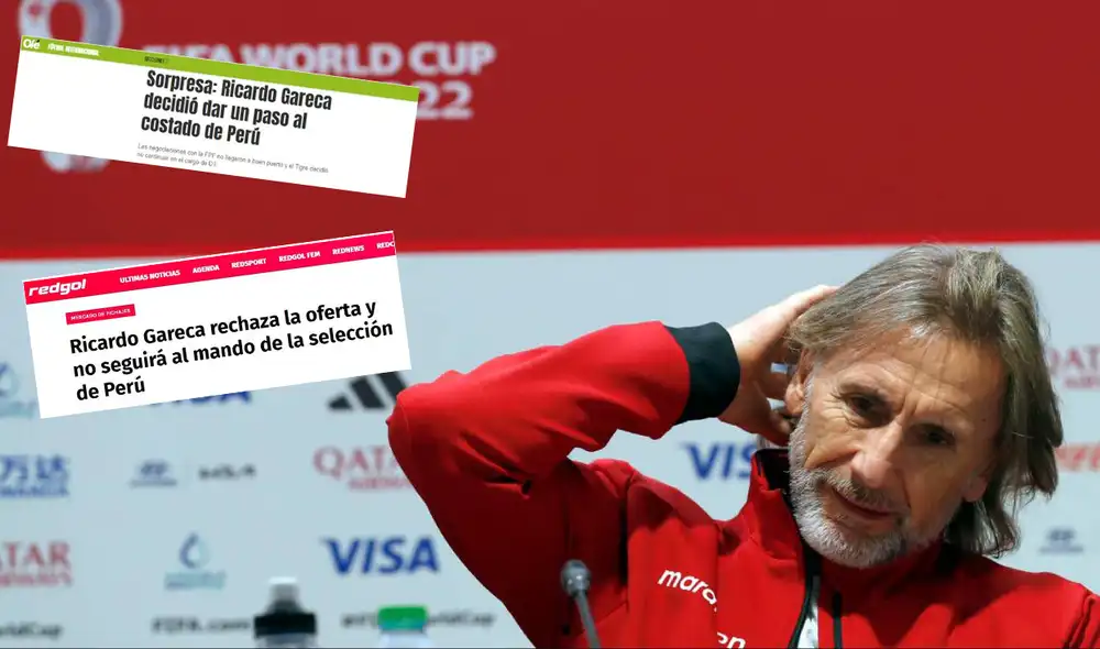 Ricardo Gareca fue uno de los técnicos sudamericanos más destacados en el continente por su trabajo en la Bicolor. Foto: composisicón GLR/EFE