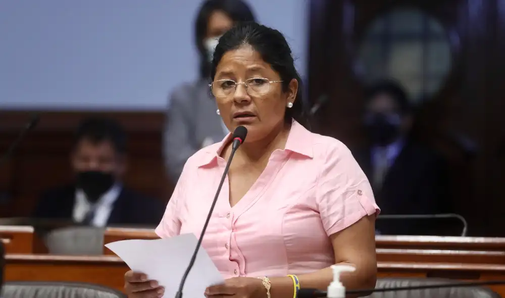 "Voy a solicitar un seguridad más para resguardar mi salud", dijo la congresista Isabel Cortez. Foto: Congreso "Voy a solicitar un seguridad más para resguardar mi salud", dijo la congresista Isabel Cortez. Foto: Congreso