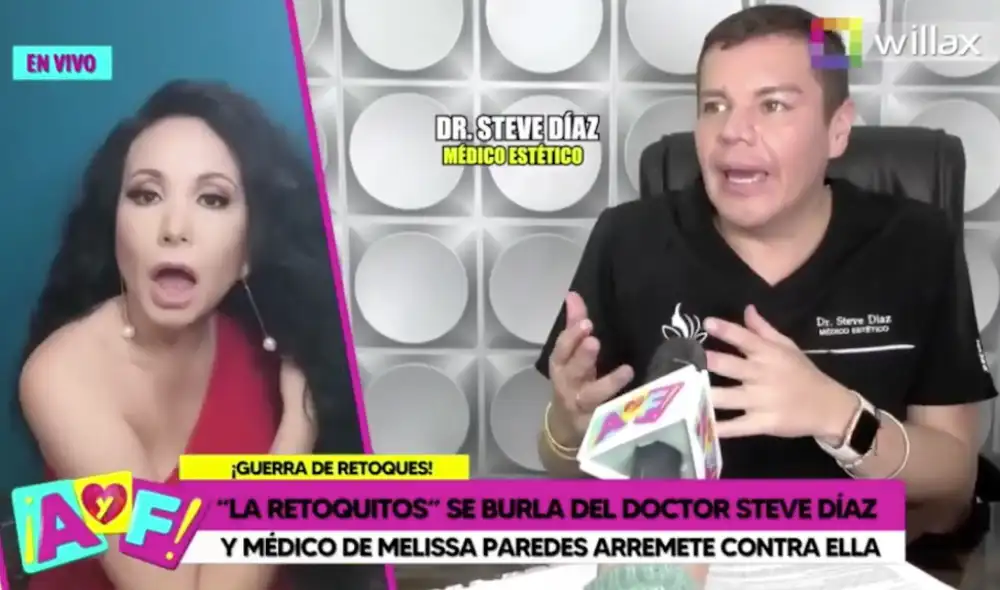 “No voy a dejar que ponga en tela de juicio (mi profesión)", dijo el doctor sobre Janet Barboza. Foto: captura de Willax TV “No voy a dejar que ponga en tela de juicio (mi profesión)", dijo el doctor sobre Janet Barboza. Foto: captura de Willax TV