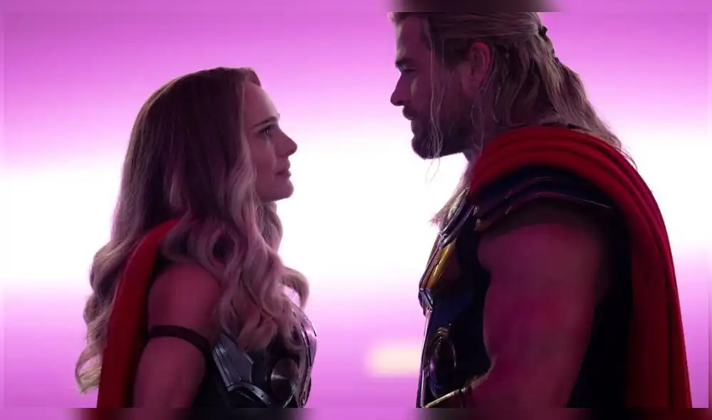 Thor y Mighty Thor protagonizaron el beso vegano. Foto: Marvel Studios