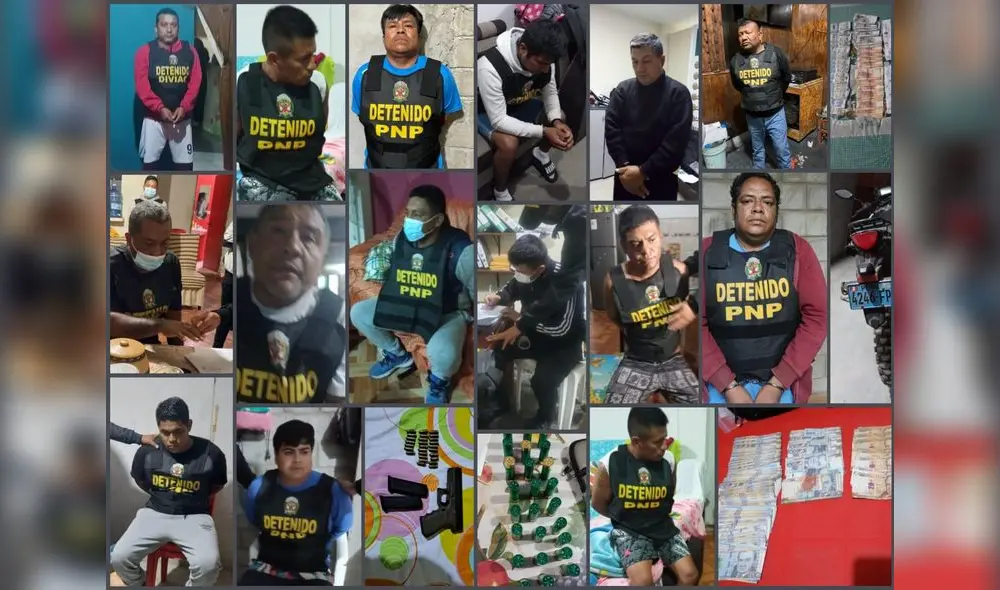 Los injertos de Sechura se encuentran con detención preliminar. Foto. PNP