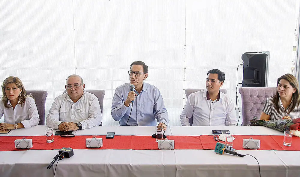 Críticas. Vizcarra cuestionó al Gobierno y al Congreso. Foto: Rodrigo Talavera/La República