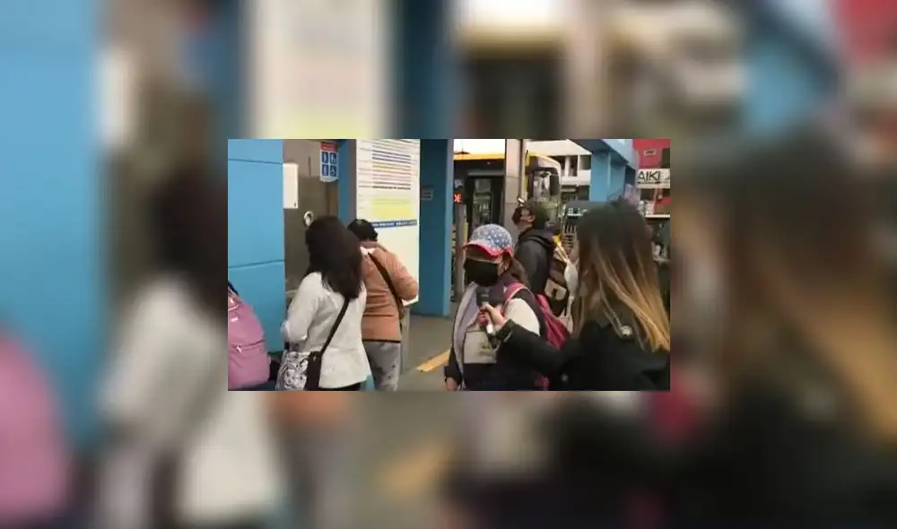 Usuarios expresan su rechazo ante incremento de pasajes en el Metropolitano. Foto: captura de Canal N