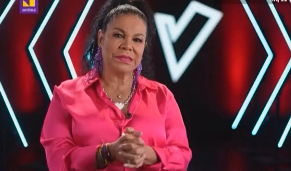Eva Ayllón hizo una confesión durante el programa “La voz Perú”. oto: captura Latina Eva Ayllón hizo una confesión durante el programa “La voz Perú”. oto: captura Latina