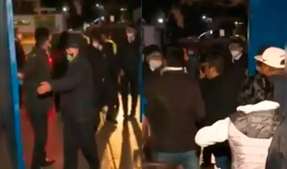 Familiares y amigos de la víctima protestaron a los exteriores del hospital Cayetano Heredia. Foto: captura de ATV