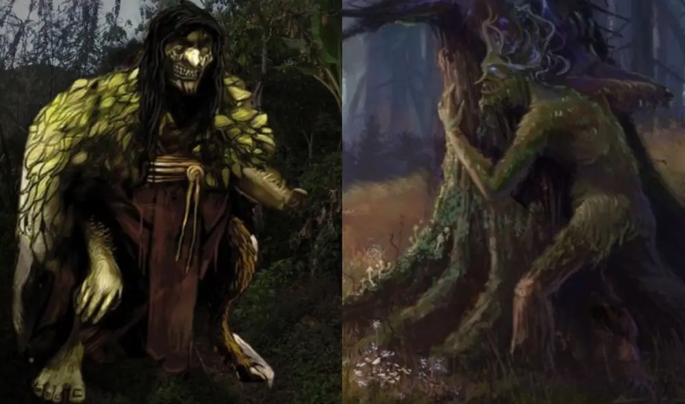 El ‘Chullachaqui’ se distingue por una particularidad en sus pies, pues no son iguales. Foto: Composición / Yo Leo/ Calameo