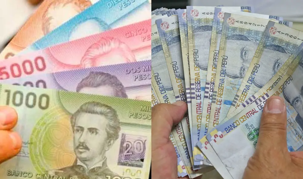 En lo que va del año, el peso chileno se ha depreciado -12,3% frente al dólar. Foto: composición LR/EFE/Andina