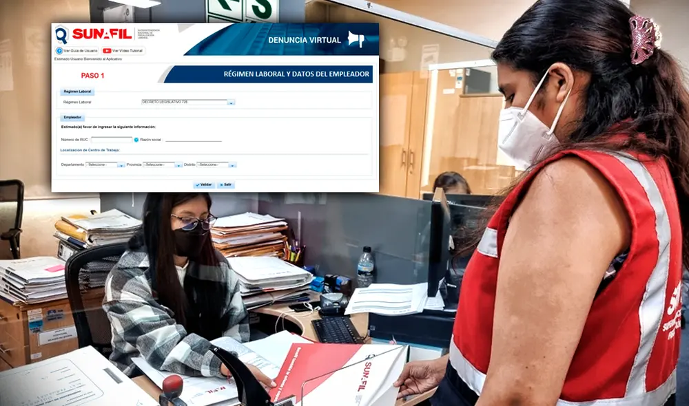 Sunafil aclaró que las denuncias virtuales son confidenciales. Foto: Andina