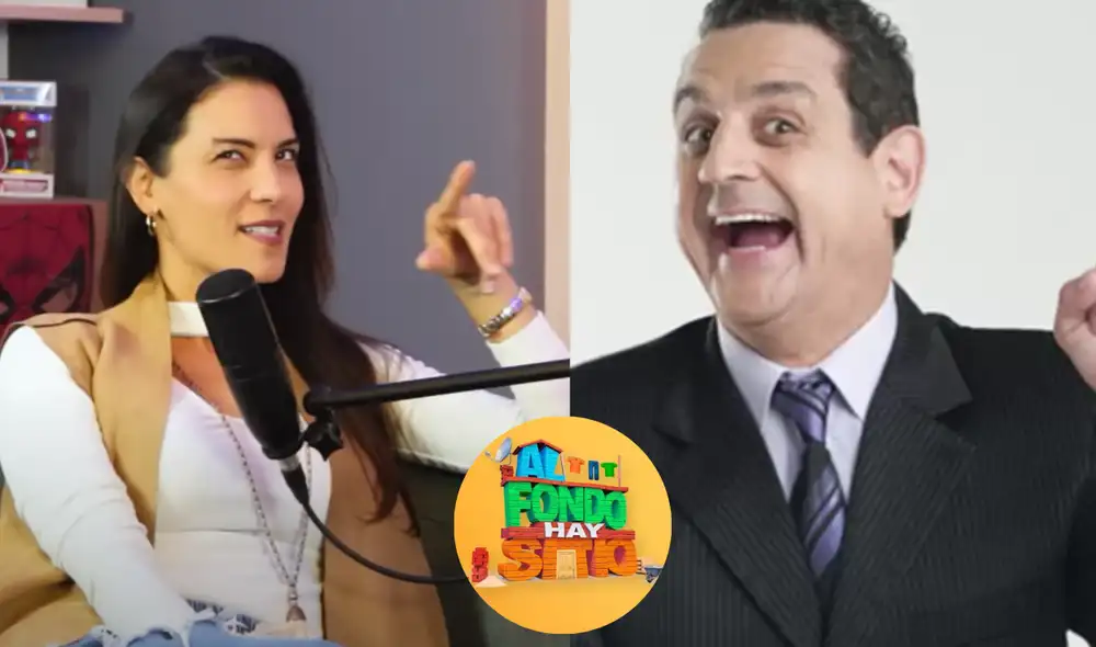 La actriz Úrsula Boza asegura que le gusta que la llamen 'Mirada de tiburón'. Foto: Captura de YouTube/ChiquiWilo, Al fondo hay sitio/Instagram