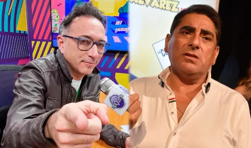 Carlos Galdós apoya a Carlos Álvarez. Foto: captura María Ponce /  URPI-LR / El Popular